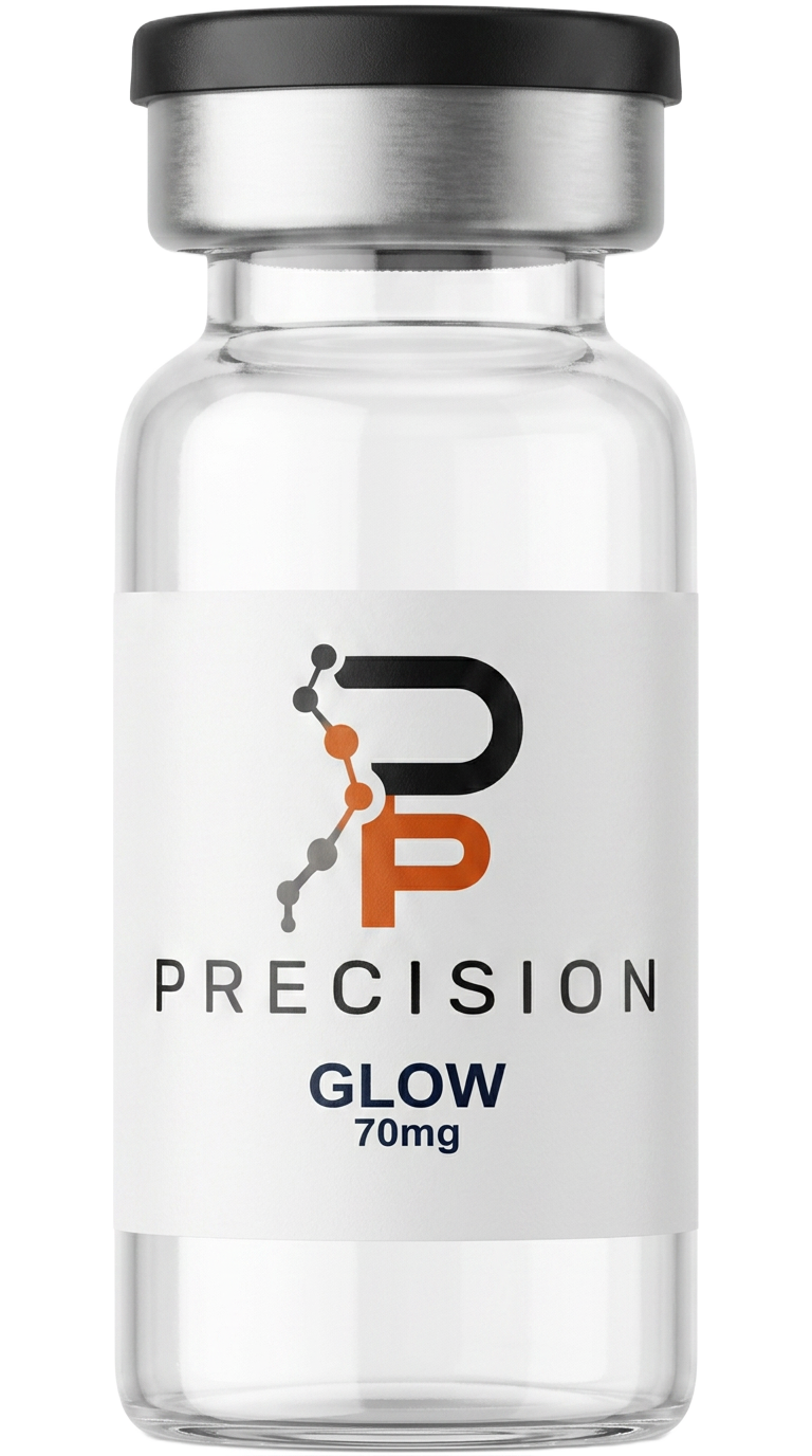 Glow 70mg (TB-500 10mg + BPC-157 10mg + GHK-Cu 50mg) vial
